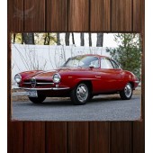 Металлическая табличка Alfa Romeo Giulia 1600 Sprint Speciale (101)